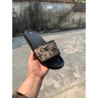 Dép nam quai da cao cấp_Dép quai ngang nam gắn mác size 38-43