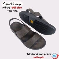 Dép nam quai hậu , sandal nam quai ngang DTXL2 trẻ trung thanh lịch đế lõm ôm chân