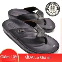 DÉP NAM QUAI KẸP DA BÒ THẬT  CAO CẤP C20