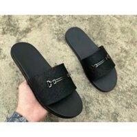 Dép nam quai ngang chất liệu da bò. mác xích ngang .đế cao su chống thâm nước hôi chân. có khâu quai
