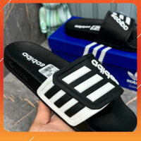 Dép nam quai ngang, dép ADIDAS thời trang cao cấp chất liệu cao su non xuất khẩu mới nhất 2023 66 66 HDL