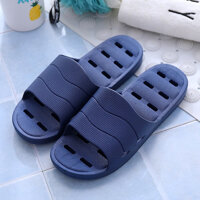 Dép Nhựa Cao Su Non Siêu Êm Đúc Nguyên Khối - Hàng Nhập Khẩu - Xanh đen - 42-43