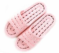 Dép Nhựa Đi Trong Nhà Sọc Lưới