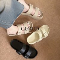 Dép nhựa nữ hai quai ngang khoá mang êm chân Cloud's Sandal