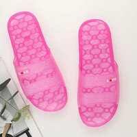 dép nhựa trong suốt dép nhựa mang trong nhà Dép lê nữ dép lê nữ mùa hè trong nhà phòng tắm nhựa chống trượt đế mềm pha lê trong suốt size lớn PV