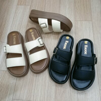 Dép nữ 2 quai đế bánh mỳ độn đế 4p thời trang BL268