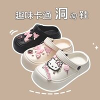 dép nữ 2025Mùa hèMới về | Dép xỏ ngón đế dày mềm mại, đàn hồi, không trượt bằng EVA | Giày bãi biển DIY tai mèo có thể tháo rời | Dép thoáng khí cho bé gái ở trường mẫu giáo | Dép đi trong nhà hình mèo hoạt hình ‌ | Còn hàng + Miễn phí vận chuyển