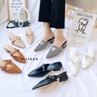 DÉP NỮ BÍT MŨI TIM MỘT QUAI NGANG KHOÁ BA PHÂN VIỆT NAM XUẤT KHẨU