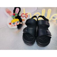 Dép Nữ C5 - Sandal Đế Bệt Quai Ngang Cá Tính