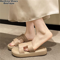 Dép nữ đa năng đế bệt kiểu Pháp Dép bệt thông thường