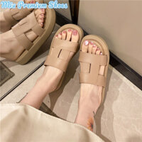 Dép nữ đa năng đế bệt kiểu Pháp Dép bệt thông thường