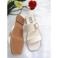 Dép nữ đế bằng thời trang cao cấp VI VI .Đế cao 1 phân .