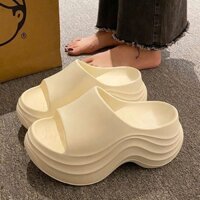 Dép nữ đế dày tăng chiều cao 7cm chống nước chống trơn trượt