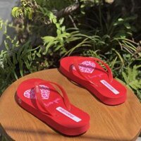 dép nữ dễ thương,tông thái nữ cao cấp hot trend 2020 trẻ trung năng động 21357 - đỏ ,38