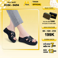 Dép nữ đế xuồng 5 phân quai hậu bánh mì cao gót quai ngang thời trang đẹp bảo hành 1 năm CG201 TIMAN