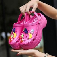 dép nữ  dép nhựa đi mưa  Dép chống trượt nữ đế dày thời trang |