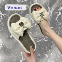 Dép nữ. Dép nữ Hàn Quốc. Dép nơ mũi nhọn. Dép và dép đi trong nhà. Dép đế phẳng chống trượt phù hợp