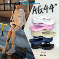 [Dép nữ ] Dép xỏ ngón (Dép kẹp) Thái Lan nữ đế cao 5cm ÊM NHẸ hiệu Kito AG44