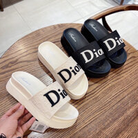 DÉP NỮ DIOR CAO CẤP ,ĐẾ CAO 5CM, SIÊU ÊM, LÊN CHÂN SANG CHẢNH- HAANH
