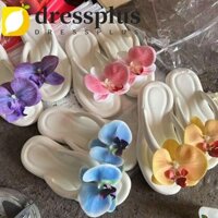 Dép nữ DRESSPLUS, Dép xỏ ngón phong lan bướm chống trượt, Dép đi hoa mùa hè mềm mại thời trang