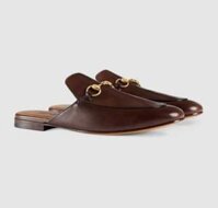 Dép Nữ Gucci 423513BLM002024 Women’s Brown Princetown Slippers