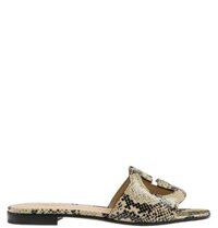Dép Nữ Gucci Interlocking G Cut-Out 'Python'