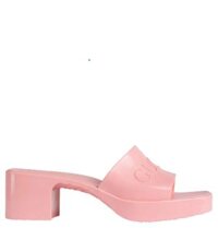 Dép Nữ Gucci Rubber Slide 'Pink'