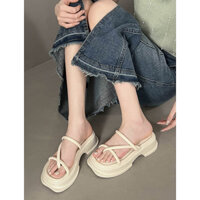 Dép nữ hàn quốc đế xuồng XiaXia 5 cm siêu đỉnh