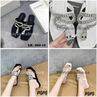 Dép nữ hình con rắn đính đá qccc fullbox