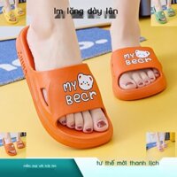 Dép nữ mới im lặng, đế dày, thoải mái, mềm mại, mùa hè, phong cách Hàn Quốc, dép đi ngoài trời cho