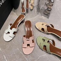 Dép nữ mùa hè giày đi biển gót dày 2025 dép thông thường thời trang mùa hè mới