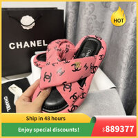 Dép nữ mùa hè mới nhập khẩu màu đỏ hồng, đế xốp siêu nhẹ 3cm, dép chéo mật ong RAQM