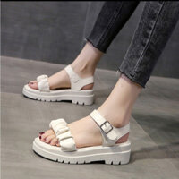 dép nữ quai hậu đi học đế cao 5p