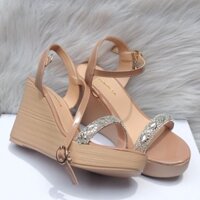 Dép nữ sandanl  đế xuồng bằng cao 9p.NOP04_8222