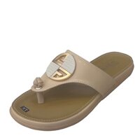 Dép nữ xỏ ngón đế bệt 2,5cm HÀ NAM da bò thật thời trang cao cấp DNU2068