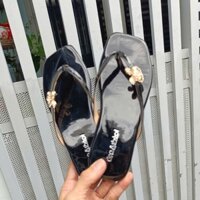 Dép nữ xỏ ngón quai đính đá thời trang cao cấp Depvashock có bigsize