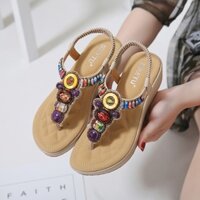 Dép nữ xỏ ngón quai hậu đế xuồng 5cm. Dép kẹp nữ cao cấp.