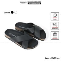 Dép Quai Chéo X Birken Nam Nữ Đế Trấu, Dép Unisex Phong Cách BirkenStock - ChumpuShop CP-DETA23