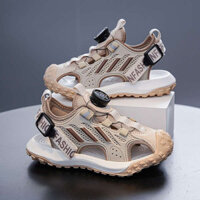 dép quai hậu bé trai Xăng đan trẻ em ABCkings giày đi biển chống đá bít mũi cho bé trai dép lê thường ngày chống trượt đế mềm mẫu mới 2025