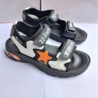 Dép quai hậu bé trai.sandal quảng châu quai da khâu đế cao cấp