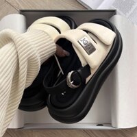 Dép Quai Hậu Đi Học Quai Dán Xinh Phong Cách Hàn Quốc 2024