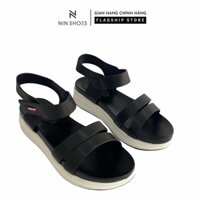 Dép quai hậu nữ Ninshoes - Dép sandal nữ 2 quai ngang đi học kèm quai hậu dán tiện lợi