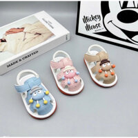 Dép Quai Hậu Tập Đi Có Kèn Cho Bé Trai Bé Gái, Giày Tập Đi Siêu Nhẹ Chất Liệu Da Mềm Đế Chống Trượt Phù Hợp Bé tập Đi.