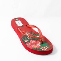 Dép quai kẹp Bitis nữ đế 1cm - đỏ - 36