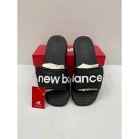 Dép Quai Ngang Chính Hãng New Balance Đen Trắng Shop Xám Store