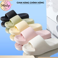 Dép Quai Ngang Đế Cao 3,5cm Loại 1 Chất Liệu Eva Mềm Mại Thoải Mái Êm Chân Dép Đi Trong Nhà Dép Văn Phòng Dép Bánh Mì