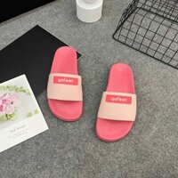 Dép quai ngang gắn mác hồng  chữ YOFEET kiểu dáng siêu xinh Mã: XC 50