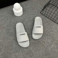 Dép quai ngang gắn mác XT YOFEET chất liệu nỉ full xám siêu đẹp Mã: XC 27