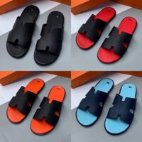 Dép Quai Ngang HM Đế Cao Su Quai Da Thời Trang Nam