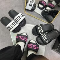 Dép quai ngang hót hít hàn quốc ,dép quai dán Blackpink nữ nam tăng chiều cao full box